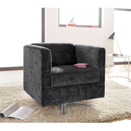 Home Affaire Sessel Bob Polyester 72 x 71 x 75 cm Grau drehbar mit Sternfuß