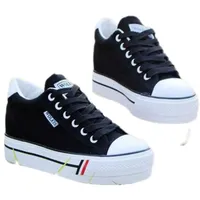 DSAI Damen Sneaker Frühling Schwarz 38 EU - 38 EU