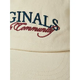 JACK & JONES JACFRAME WASHED EMB CAP SN beige One Size