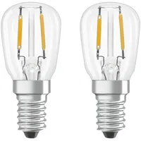 LED-Leuchtmittel 2 x Osram LED Filament Leuchtmittel Röhre T26 Kühlschrank 2,2W = 12W
