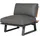 Diamond Garden Nora Loungesessel Aluminium/Teak anthrazit
