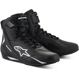 Alpinestars Faster-4 Motorrad Schuhe schwarz/weiß, 10 43