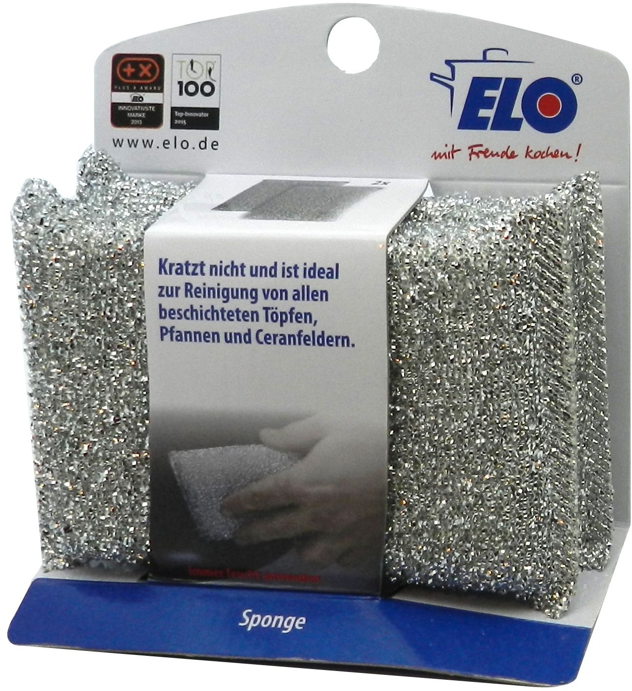 Spülschwamm-Set SPONGE - silber