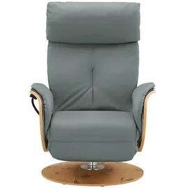 HIMOLLA Relaxsessel 7818 Leder 75 x 108 x 84 cm Blau elektrisch