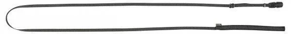 KERBL Tape Leash GoLeyGo mit Adapter, Schwarz, 20mm x 140-200cm,M, max.60kg