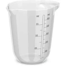Mepal Messbecher Chef it - Leicht ablesbare, eingravierte Skala - Ergonomischer Griff - Leichtes Material - 500 ml - Transparent