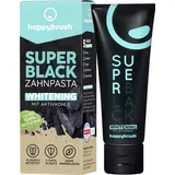 happybrush SuperBlack Zahnpasta 75 ml