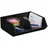Relaxdays Schreibtischorganizer Holz 35 cm x 12,5 cm x 31 cm Anthrazit 2 St.