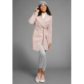 LAURA SCOTT Wollmantel in rosa meliert), | Gr.: 40