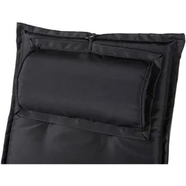 VCM Gartenstuhlauflage 116 x 46 x 6 cm schwarz 1 St.