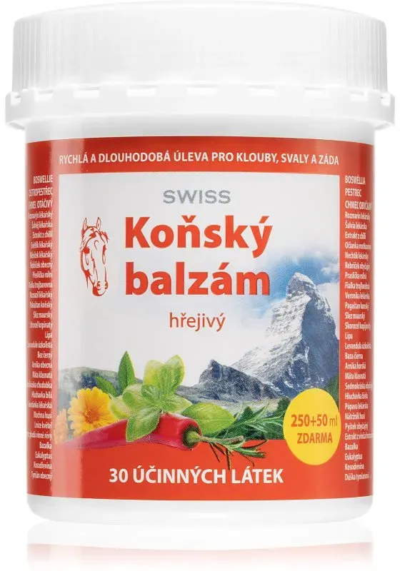Swiss Horse balm Warm Aromatischer Massage-Balsam 300 ml