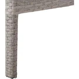Beliani Gartentisch 145 x 80 x 74 cm Grau