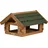 Dobar dobar® Vogelhaus Blockhaus mit Bitumendach, Grün