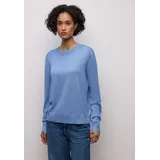 STREET ONE Rundhalspullover Blau 46
