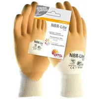 Big Arbeitsschutz ATG Handschuhe 24-985HCT Nitril-Handschuhe NBR-Lite, SB-Verp. beige/gelb