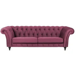 SOHO Einzelsofa  Churchill ¦ lila/violett ¦ Maße (cm): B: 252 H: 79 T: 100