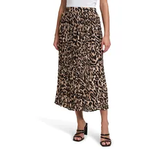 Betty Barclay Maxirock Damen Animalprint Beige/Schwarz 40