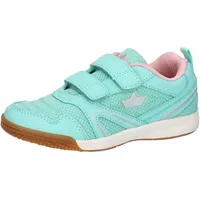 LICO "Sportschuh Boulder V Hallenturnschuhe, Türkis Rosa, 35 EU