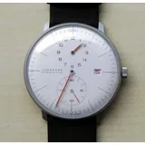 JUNGHANS 27/4493.02 max bill Regulator Bauhaus mit Lederband