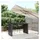 vidaXL Bartisch mit Glasplatte Schwarz 185x80x110 cm Poly Rattan
