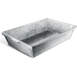 Vitavia, Pflanzschale massiv galvanisiert, aluminium eloxiert