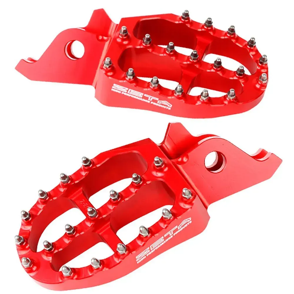 Zeta Honda Cr 125 02-07 Ze93-1022 Fußrasten - Red - One Size