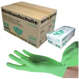 Sfm ® GREENLETS : XL Nitrilhandschuhe puderfrei F-tex grün (1000)