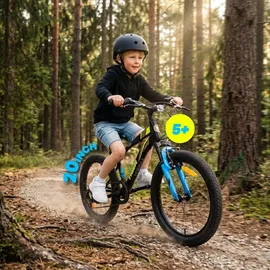 SUN BABY Tiger Bike 20 Zoll RH 31 cm Schwarz/Grün/Blau