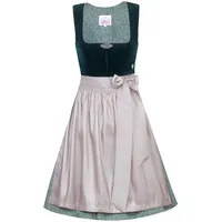 MarJo Dirndl Samt Elisabeth in Jadegrün grün 36