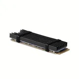 AXAGON CLR-M2L6 Computerkühlsystem Solid-State-Laufwerk Kühlkörper/Radiator Schwarz (CLR-M2L6)