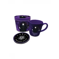 Geschenkset Wednesday - Nightshades & Ravens (Tasse, Untersetzer, Blechdose)
