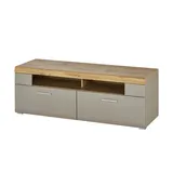 Innostyle Fun Plus II TV-Lowboard 140x51x47 cm Grau/Braun Holz