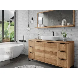 Woodkings Waschtisch Sydney Wildeiche II - Braun