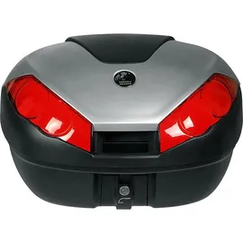 Hepco & Becker Topcase 52 mit silberner Blende,