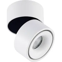 ARCCHIO Rotari 1-flg. 10 cm dimmbar Aluminium/weiß