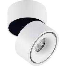 ARCCHIO Rotari 1-flg. 10 cm dimmbar Aluminium/weiß
