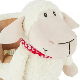 Bieco Schaukeltier Schaf Stoff Weiß