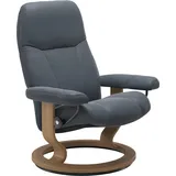 Stressless Stressless® Relaxsessel »Consul«, mit Classic Base, Größe S, Gestell Eiche, blau