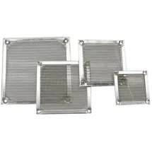 InLine InLine® Lüftergitter, Aluminium Filter, 92x92mm