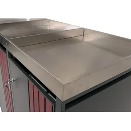 MCW Mülltonnenverkleidung O67 125 x 84 cm anthrazit