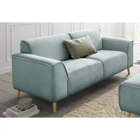 2,5-Sitzer HOME AFFAIRE "Janek Scandic Design, elegant und zeitlos", grün (mint), B:193cm H:81cm T:90cm, Struktur fein ( 100% Polyester);Struktur weich (92% Polyester, 8% Nylon);Struktur fein ( 100% Polyester), Sofas, mit Federkern und Keder in scandinavischem Design