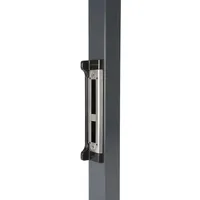 Locinox Schließblech mit Anschlag für Rohrrahmenschloss 255x57,7x8 mm Edelstahl