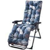 KAYBTNT Gartenliege Auflage - Extra Dicke Liegenauflage - Bequeme Sonnenliege Auflage - Deckchair Auflagen - Anti-Rutsch Liegestuhl Auflage für Outdoor Terrasse (170 x 53 x 8 cm),Leaf