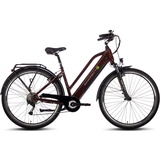 Saxonette Comfort Sport E-Bike bordeaux glänzend - 45 cm Rahmenhöhe: 45 cm