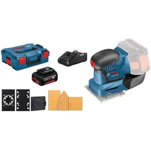 Bosch GSS 18V-10 / 1x 4,0 Ah + Ladegerät + Zubehör-Set in L-Boxx