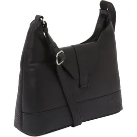 Voi Jeans Voi Boston Olga Umhängetasche Leder 30.5 cm schwarz