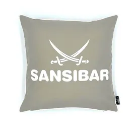 Sansibar Sylt Dekokissen 45 x 45 cm Braun