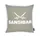 Sansibar Sylt Dekokissen 45 x 45 cm Braun