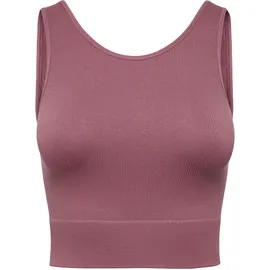 ONLY PLAY ONPJAIA LIFE Trainingstop Braun/Rot XS