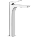 GESSI Rilievo, Waschtisch-Einhebelmischer XL-Version (D42 mm) Höhe 250 mm, ohne Ablaufgarnitur, - Finox Optik